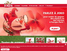 Tablet Screenshot of joker.fr